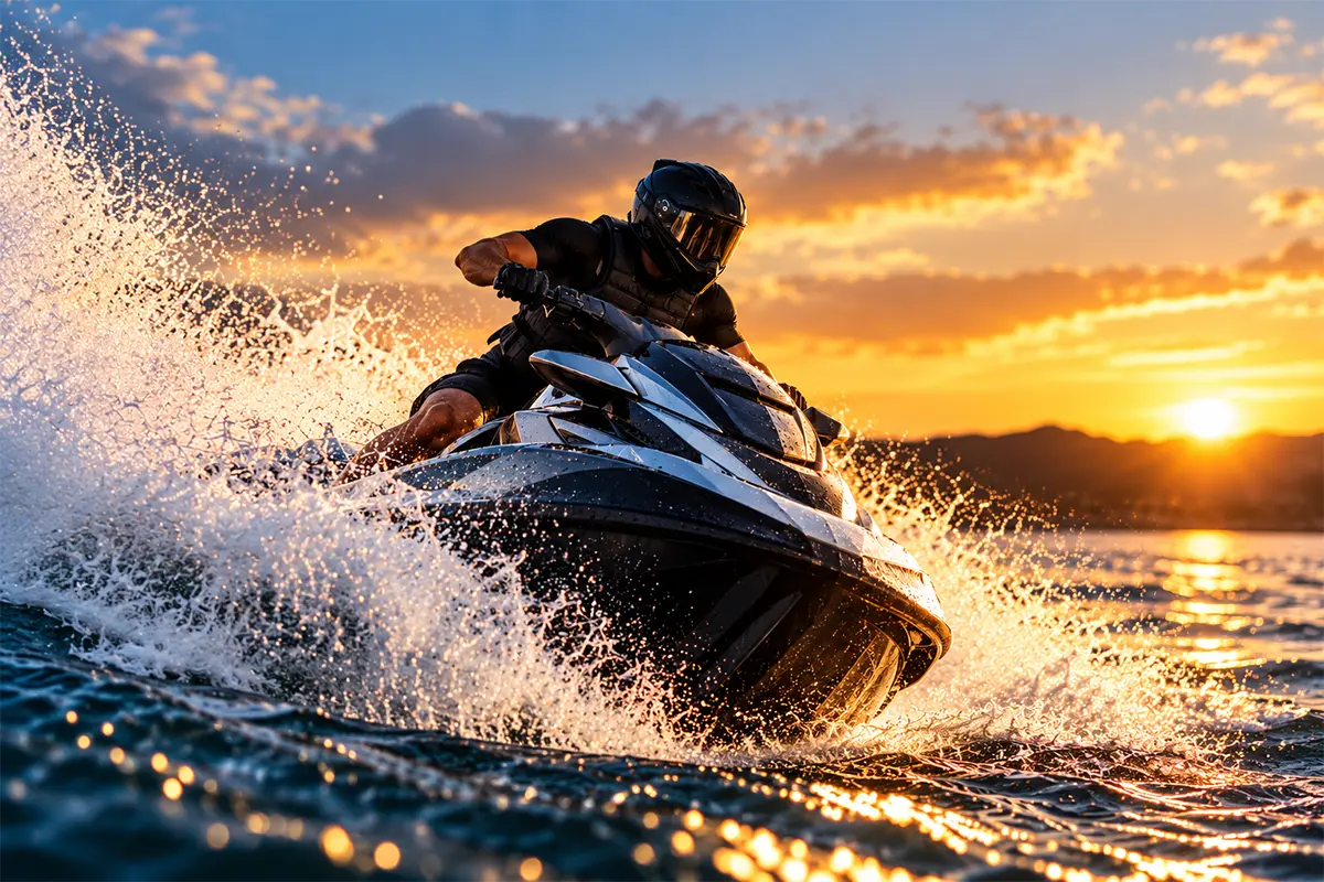 Aplicação de PPF em motos aquáticas e jet skis